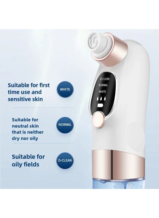 جهاز شفط كهربائي لإزالة الرؤوس السوداء وتنظيف المسام، جهاز شفط للوجه يعمل بدورة مياه فقاعية صغيرة لإزالة حب الشباب والبثور والرؤوس السوداء، أداة تجميل لتنظيف المسام بعمق - Image 2